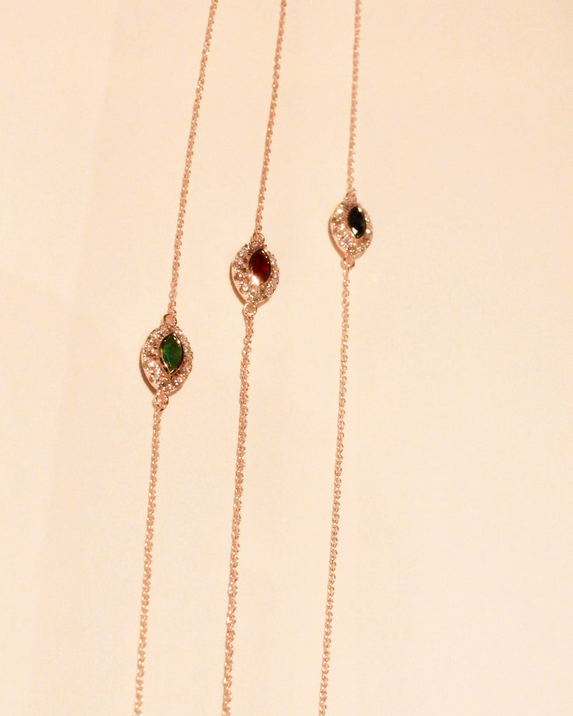 MULTI-COLOURED EVIL EYE BRACELETS